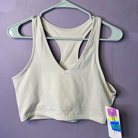 Other - Double Lined White Sports Bra